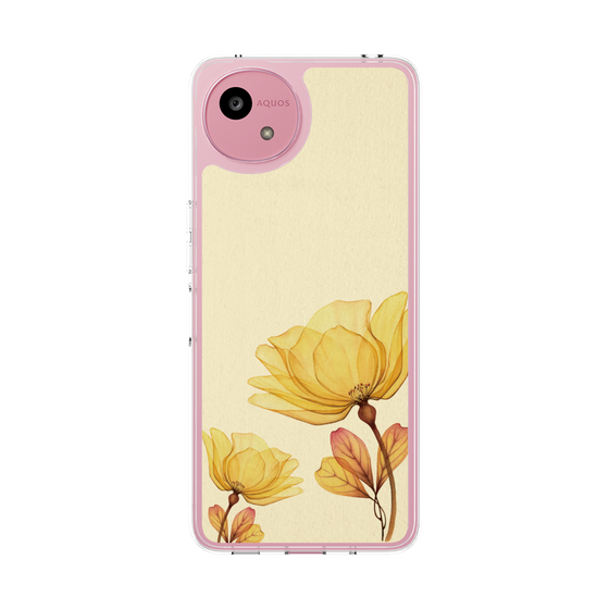 スリムプロテクションケース［ Natural Flower - Yellow ］