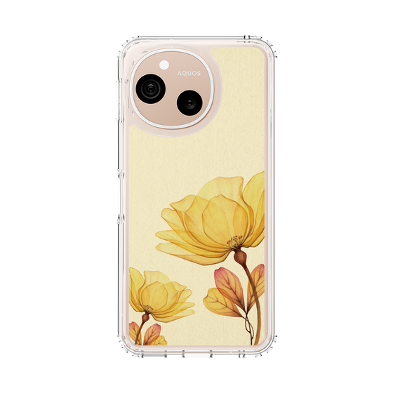 スリムプロテクションケース［ Natural Flower - Yellow ］