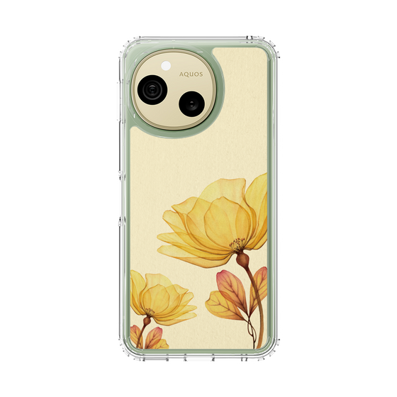 スリムプロテクションケース［ Natural Flower - Yellow ］