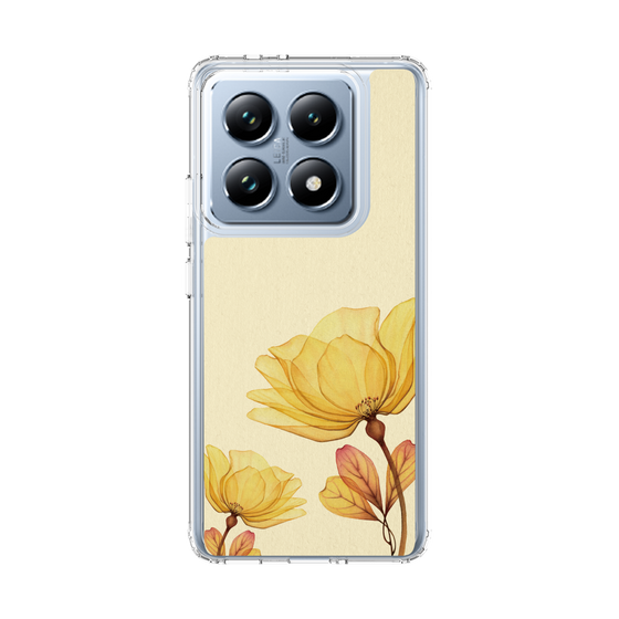 スリムプロテクションケース［ Natural Flower - Yellow ］