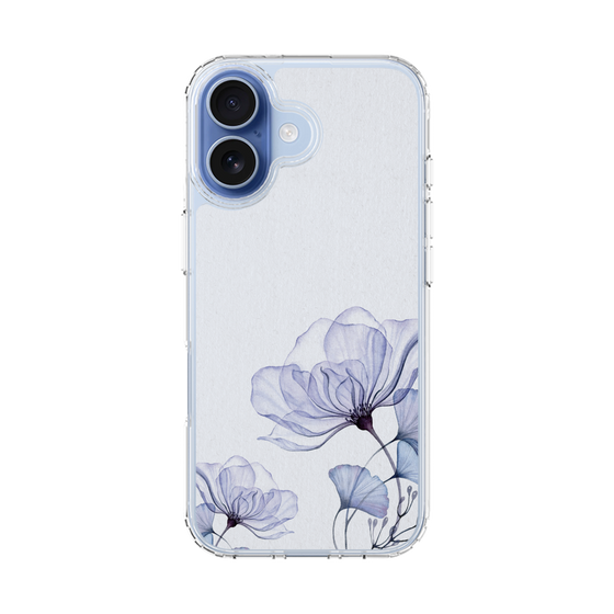 スリムプロテクションケース［ Natural Flower - blue ］