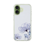 スリムプロテクションケース［ Natural Flower - blue ］