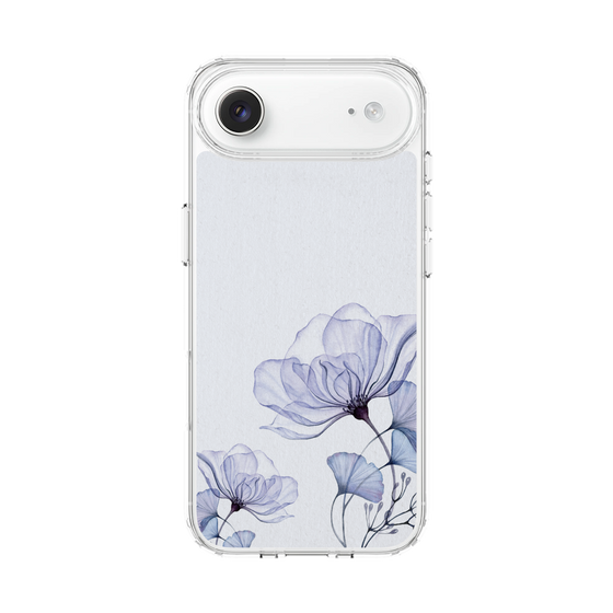 スリムプロテクションケース［ Natural Flower - blue ］