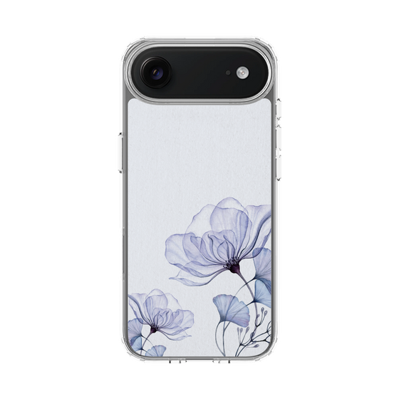 スリムプロテクションケース［ Natural Flower - blue ］