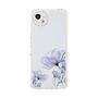 スリムプロテクションケース［ Natural Flower - blue ］