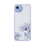 スリムプロテクションケース［ Natural Flower - blue ］
