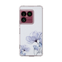 スリムプロテクションケース［ Natural Flower - blue ］