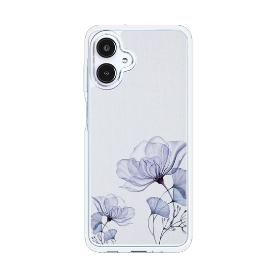 スリムプロテクションケース［ Natural Flower - blue ］