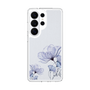 スリムプロテクションケース［ Natural Flower - blue ］