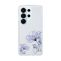 スリムプロテクションケース［ Natural Flower - blue ］