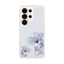 スリムプロテクションケース［ Natural Flower - blue ］