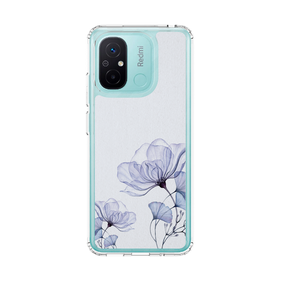 スリムプロテクションケース［ Natural Flower - blue ］