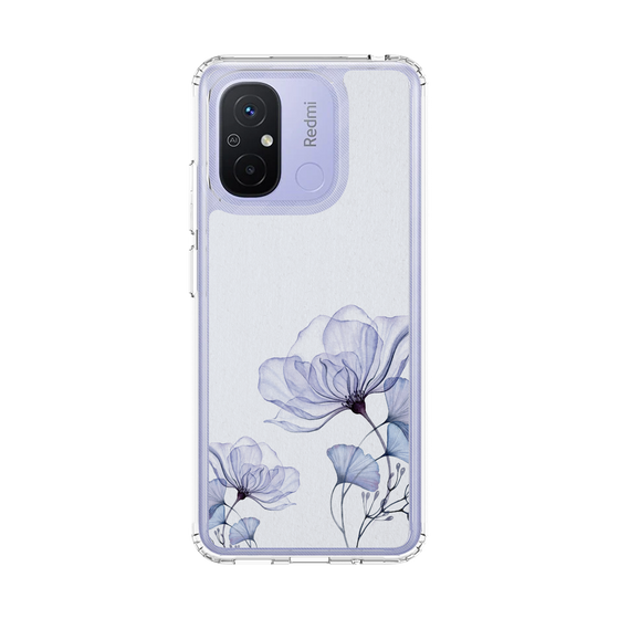 スリムプロテクションケース［ Natural Flower - blue ］
