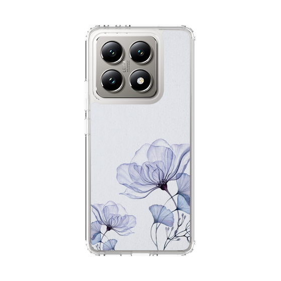 スリムプロテクションケース［ Natural Flower - blue ］