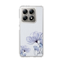 スリムプロテクションケース［ Natural Flower - blue ］