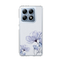 スリムプロテクションケース［ Natural Flower - blue ］