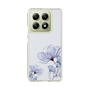 スリムプロテクションケース［ Natural Flower - blue ］