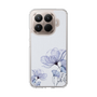 スリムプロテクションケース［ Natural Flower - blue ］