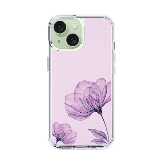 スリムプロテクションケース［ Natural Flower - Purple ］