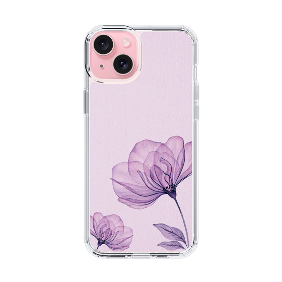 スリムプロテクションケース［ Natural Flower - Purple ］