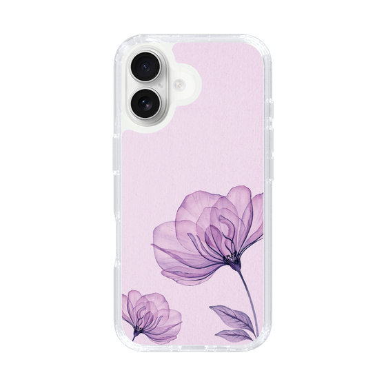 スリムプロテクションケース［ Natural Flower - Purple ］