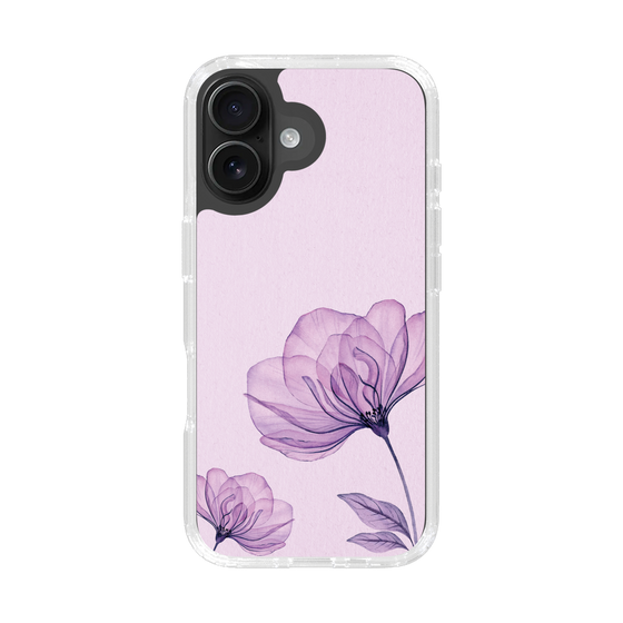 スリムプロテクションケース［ Natural Flower - Purple ］