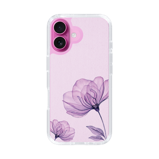 スリムプロテクションケース［ Natural Flower - Purple ］