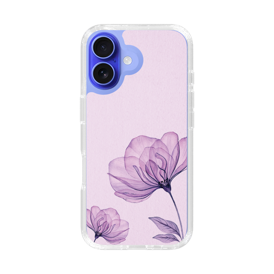 スリムプロテクションケース［ Natural Flower - Purple ］