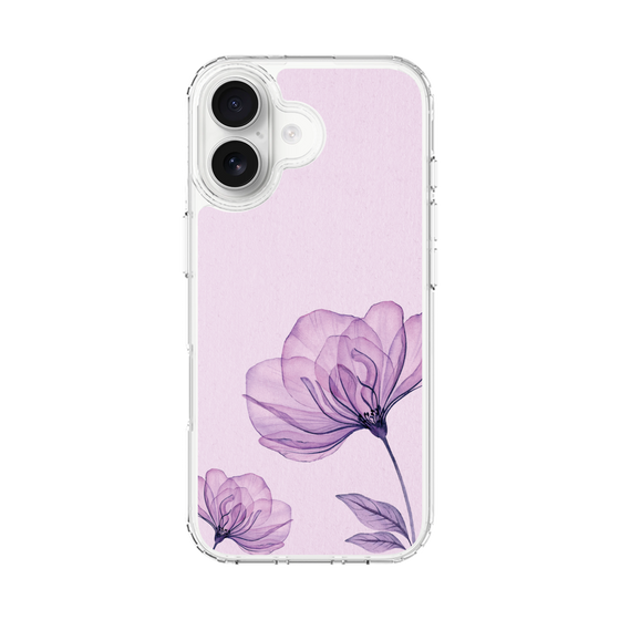 スリムプロテクションケース［ Natural Flower - Purple ］
