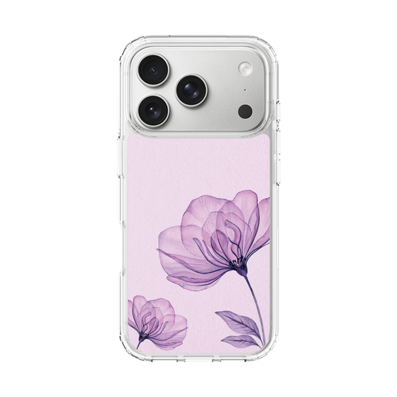 スリムプロテクションケース［ Natural Flower - Purple ］