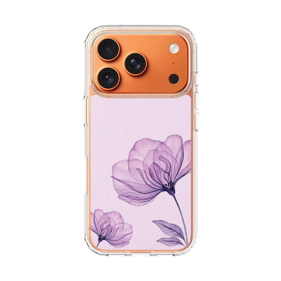 スリムプロテクションケース［ Natural Flower - Purple ］