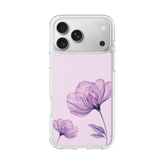 スリムプロテクションケース［ Natural Flower - Purple ］