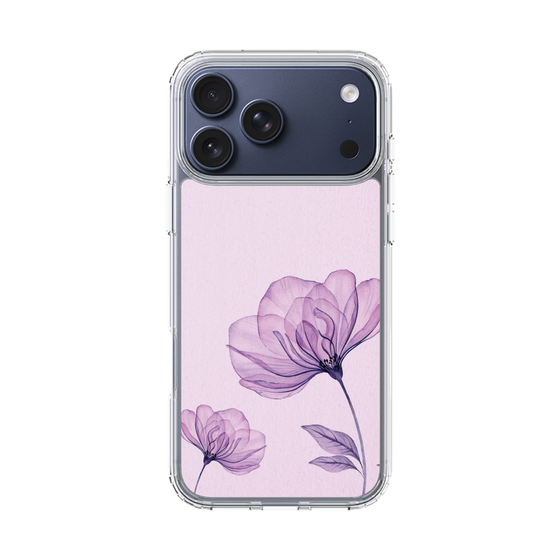 スリムプロテクションケース［ Natural Flower - Purple ］