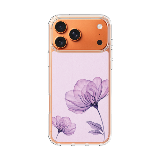 スリムプロテクションケース［ Natural Flower - Purple ］