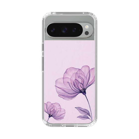 スリムプロテクションケース［ Natural Flower - Purple ］