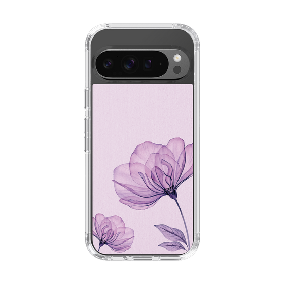 スリムプロテクションケース［ Natural Flower - Purple ］