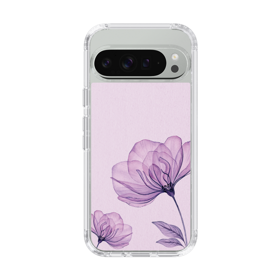 スリムプロテクションケース［ Natural Flower - Purple ］