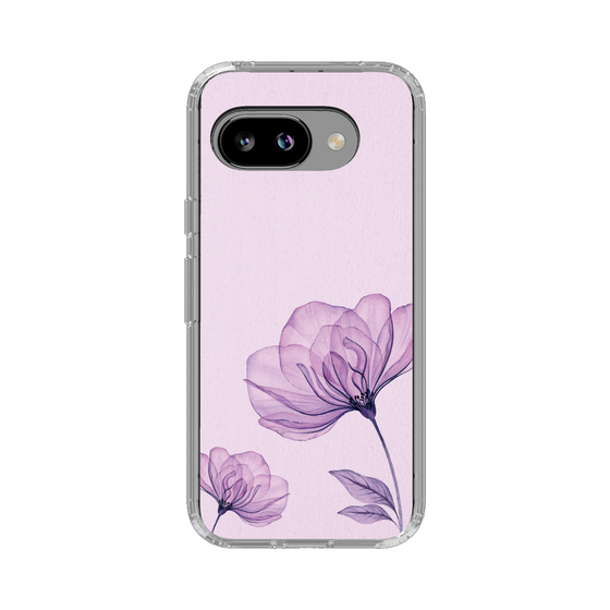 スリムプロテクションケース［ Natural Flower - Purple ］