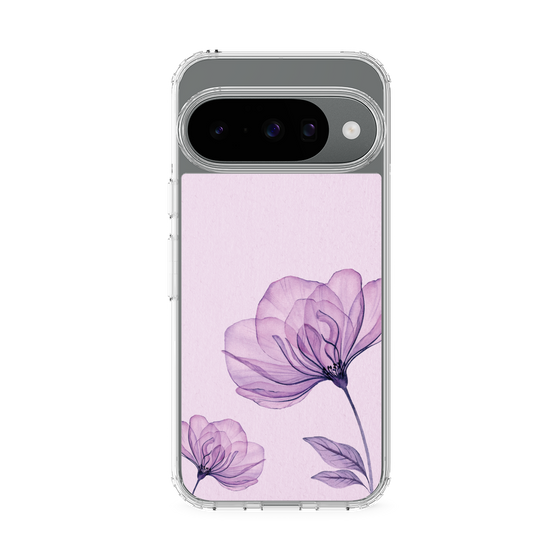 スリムプロテクションケース［ Natural Flower - Purple ］