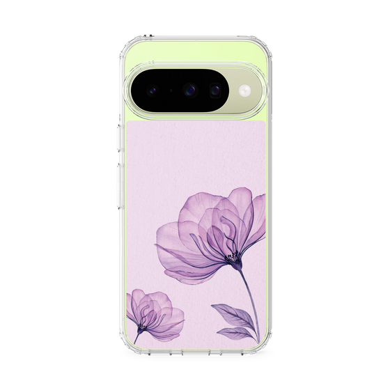 スリムプロテクションケース［ Natural Flower - Purple ］