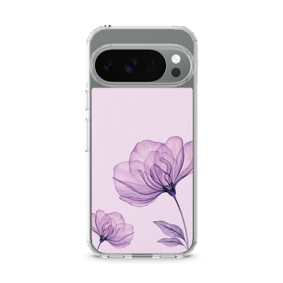 スリムプロテクションケース［ Natural Flower - Purple ］