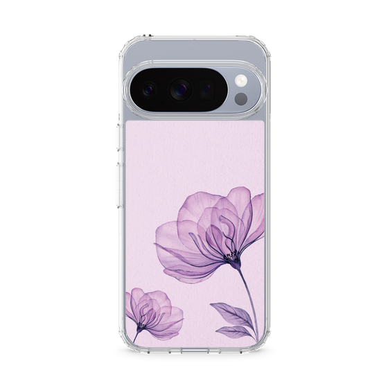 スリムプロテクションケース［ Natural Flower - Purple ］