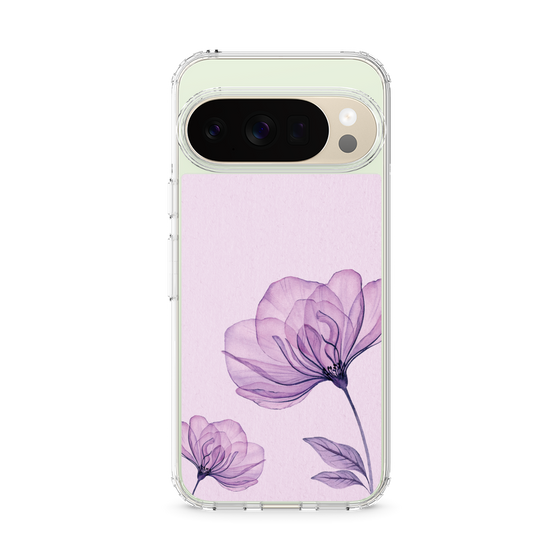 スリムプロテクションケース［ Natural Flower - Purple ］