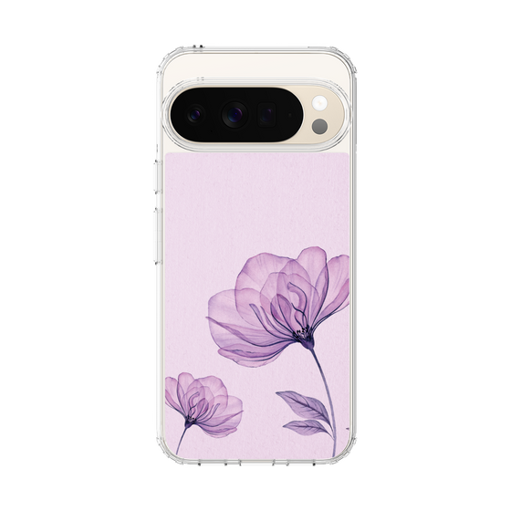 スリムプロテクションケース［ Natural Flower - Purple ］