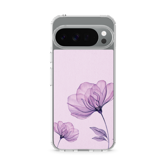 スリムプロテクションケース［ Natural Flower - Purple ］