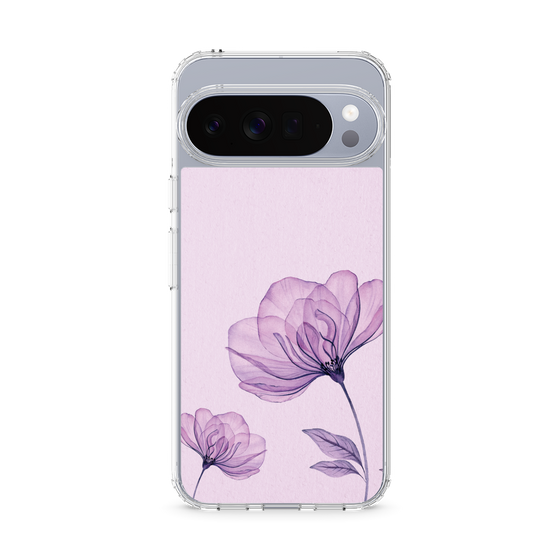 スリムプロテクションケース［ Natural Flower - Purple ］