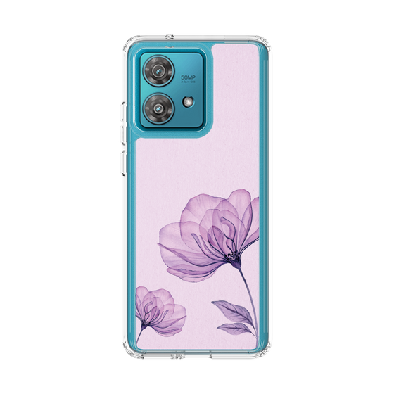 スリムプロテクションケース［ Natural Flower - Purple ］