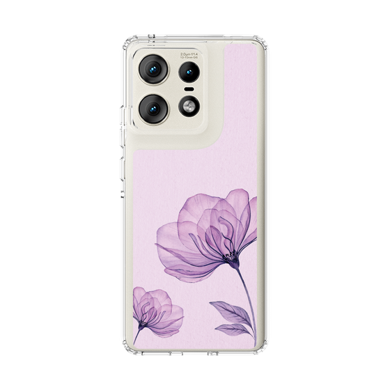 スリムプロテクションケース［ Natural Flower - Purple ］