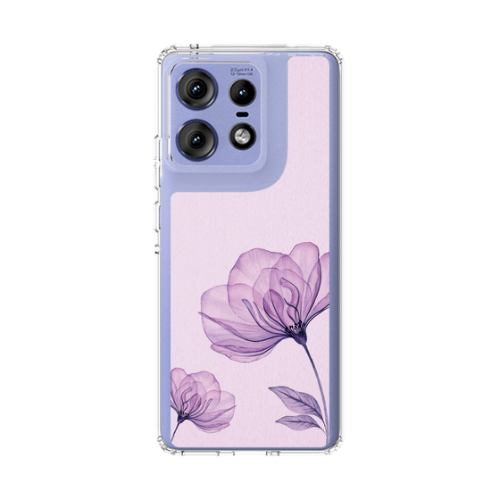 スリムプロテクションケース［ Natural Flower - Purple ］