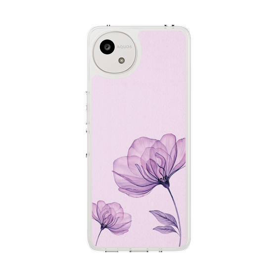 スリムプロテクションケース［ Natural Flower - Purple ］
